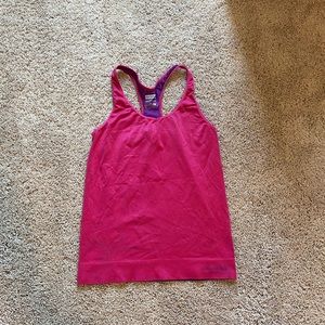 Workout tank hot pink